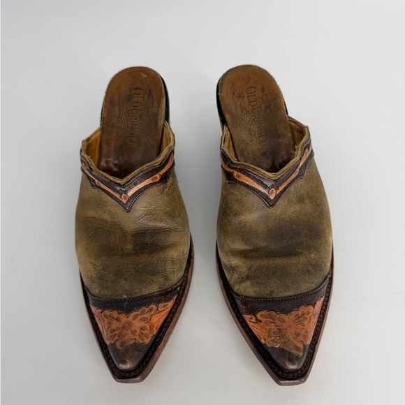 Old Gringo Shoes - Old Gringo Western Ship Toe Slide Mules Women's Size 7.5